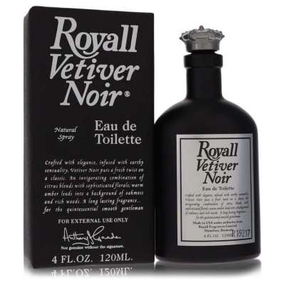 Royall Vetiver Noir by Royall Fragrances Eau de Toilette Spray 4 oz For Men
