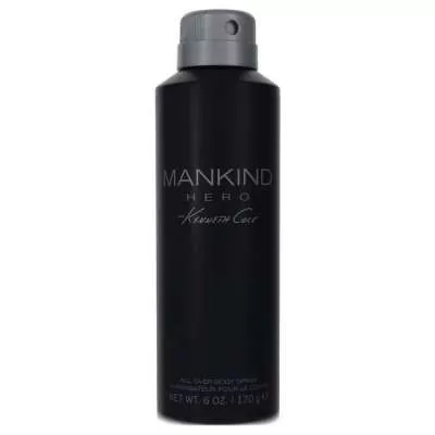Kenneth Cole Mankind Hero by Kenneth Cole Body Spray 6 oz For Men