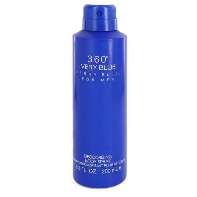 Perry Ellis 360 Very Blue by Perry Ellis Body Spray (unboxed) 6.8 oz  For Men