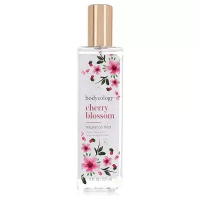 Bodycology Cherry Blossom Cedarwood and Pear by Bodycology Fragrance Mist Spray 8 oz For Women