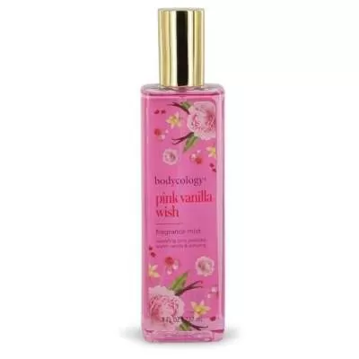 Bodycology Pink Vanilla Wish by Bodycology Fragrance Mist Spray 8 oz For Women