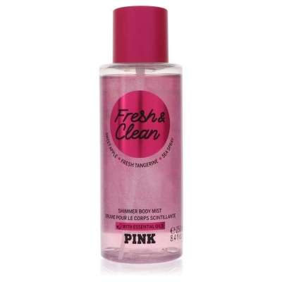 Pink Fresh And Clean by Victoria's Secret Shimmer Body Mist 8.4 oz For Women