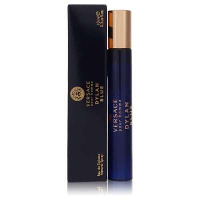 Versace Pour Homme Dylan Blue by Versace Mini EDT Spray .3 oz For Men