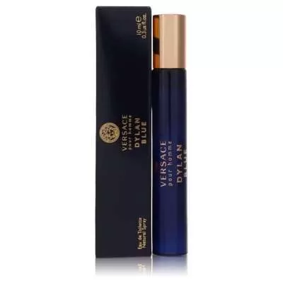 Versace Pour Homme Dylan Blue by Versace Mini EDT Spray .3 oz For Men
