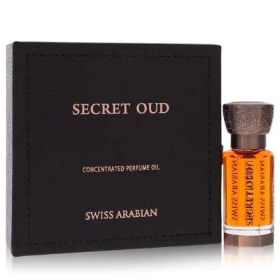 Swiss Arabian Secret Oud by Swiss Arabian Concentrated Perfume Oil (Unisex) .4 oz For Men