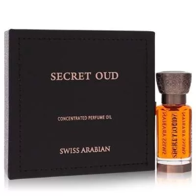 Swiss Arabian Secret Oud by Swiss Arabian Concentrated Perfume Oil (Unisex) .4 oz For Men