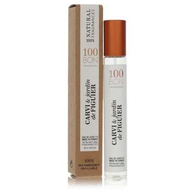 100 Bon Carvi & Jardin De Figuier by 100 Bon Mini EDP Spray (Unisex Refillable) .5 oz For Men