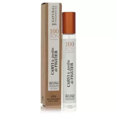 100 Bon Carvi & Jardin De Figuier by 100 Bon Mini EDP Spray (Unisex Refillable) .5 oz For Men