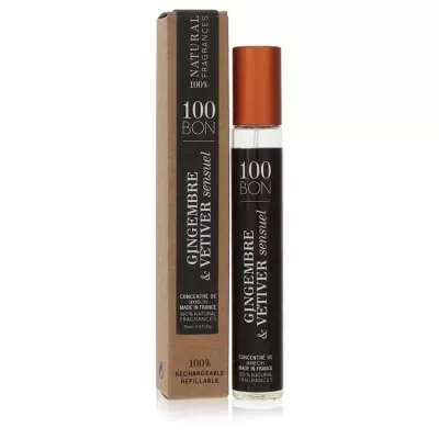 100 Bon Gingembre & Vetiver Sensuel by 100 Bon Mini Concentree De Parfum (Unisex Refillable) .5 oz F