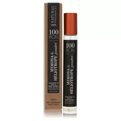 100 Bon Mimosa & Heliotrope Poudre by 100 Bon Mini Concentree De Parfum (Unisex Refillable) .5 oz Fo
