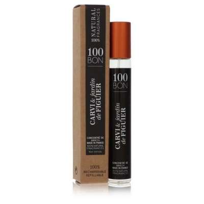 100 Bon Carvi & Jardin De Figuier by 100 Bon Mini Concentree De Parfum (Unisex Refillable) .5 oz For