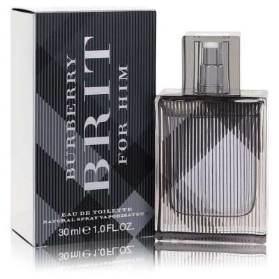 Burberry Brit by Burberry Eau De Toilette Spray 1 oz For Men