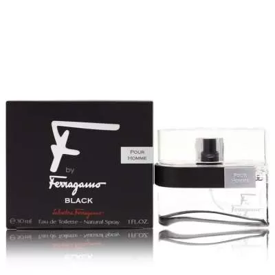 F Black by Salvatore Ferragamo Eau De Toilette Spray 1 oz For Men