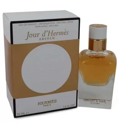 Jour D'hermes Absolu by Hermes Eau De Parfum Spray Refillable 1.6 oz For Women