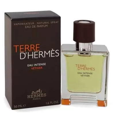 Terre D'hermes Eau Intense Vetiver by Hermes Eau De Parfum Spray 1.7 oz For Men