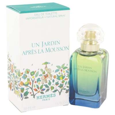 Un Jardin Apres La Mousson by Hermes Eau De Toilette Spray (Unisex) 1.7 oz For Women