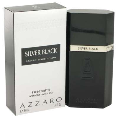 Silver Black by Azzaro Eau De Toilette Spray 1.7 oz For Men