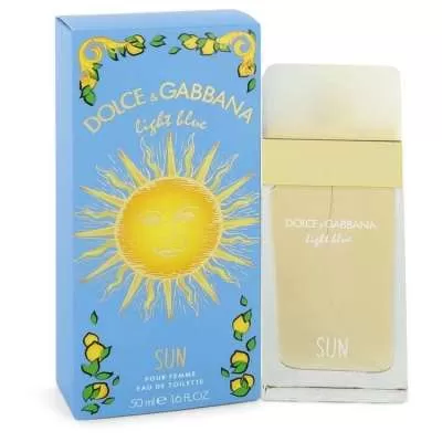 Light Blue Sun by Dolce & Gabbana Eau De Toilette Spray 1.7 oz For Women