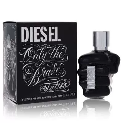 Only The Brave Tattoo by Diesel Eau De Toilette Spray 1.7 oz For Men