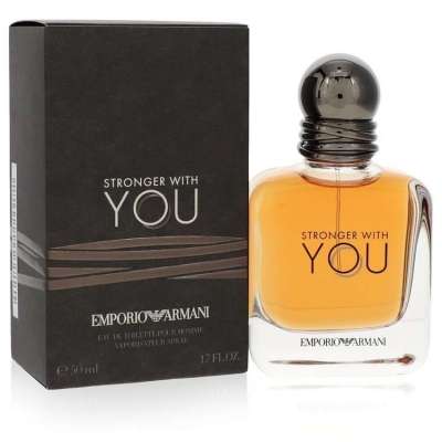 Stronger With You by Giorgio Armani Eau De Toilette Spray 1.7 oz For Men