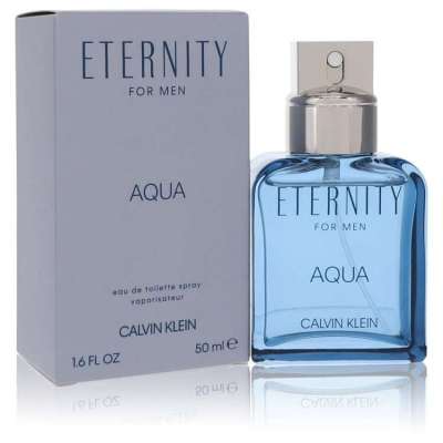 Eternity Aqua by Calvin Klein Eau De Toilette Spray 1.7 oz For Men
