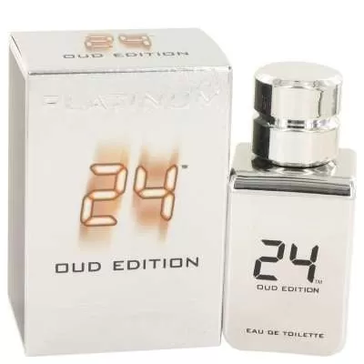 24 Platinum Oud Edition by ScentStory Eau De Toilette Concentree Spray 1.7 oz For Men