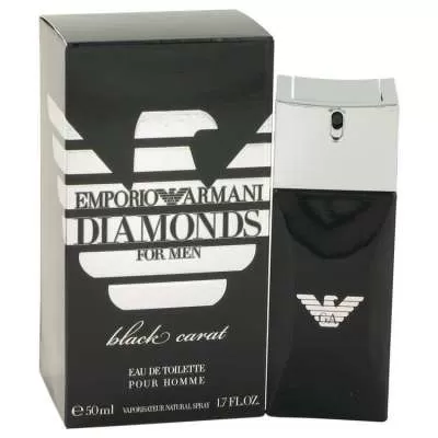 Emporio Armani Diamonds Black Carat by Giorgio Armani Eau De Toilette Spray 1.7 oz For Men