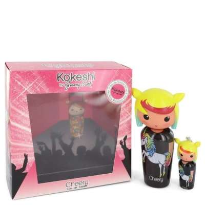 Kokeshi Cheery by Kokeshi Eau De Toilette Spray + Free Key Ring Mini EDT Spray 1.7 oz For Women
