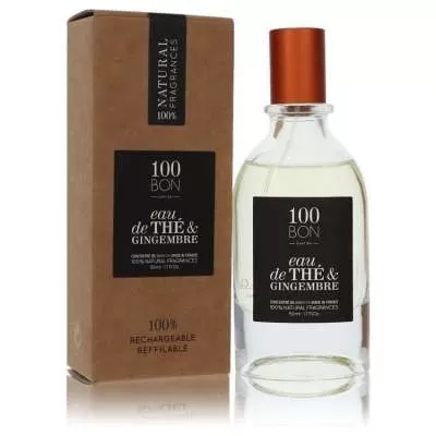 100 Bon Eau De The & Gingembre by 100 Bon Concentree De Parfum Spray (Unisex Refillable) 1.7 oz For 