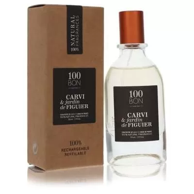 100 Bon Carvi & Jardin De Figuier by 100 Bon Concentree De Parfum Spray (Unisex Refillable) 1.7 oz F