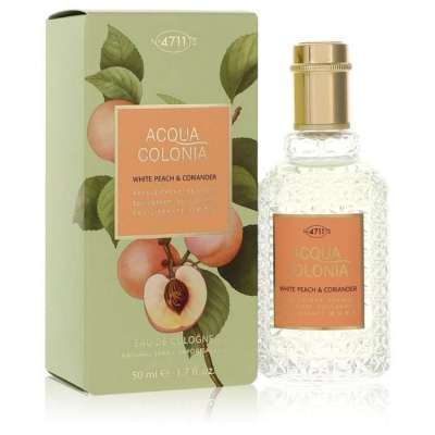 4711 Acqua Colonia White Peach & Coriander by 4711 Eau De Cologne Spray (Unisex) 1.7 oz For Women