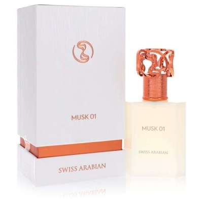 Swiss Arabian Musk 01 by Swiss Arabian Eau De Parfum Spray (Unisex) 1.7 oz For Men