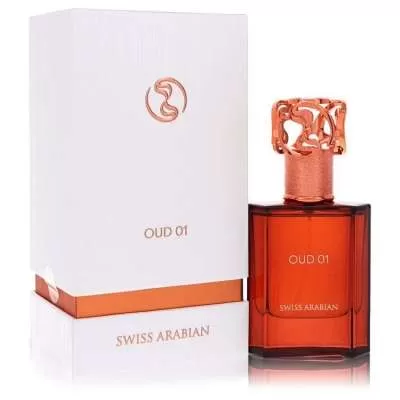 Swiss Arabian Oud 01 by Swiss Arabian Eau De Parfum Spray (Unisex) 1.7 oz For Men