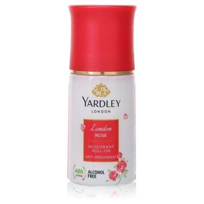Yardley London Rose by Yardley London Deodorant (Roll On) 1.7 oz For Women