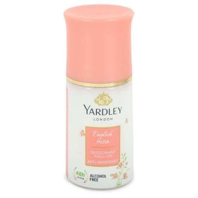 Yardley English Musk by Yardley London Deodorant Roll-On Alcohol Free 1.7 oz For Women