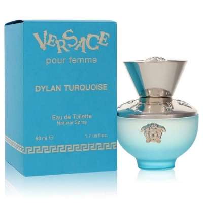 Versace Pour Femme Dylan Turquoise by Versace Eau De Toilette Spray 1.7 oz For Women