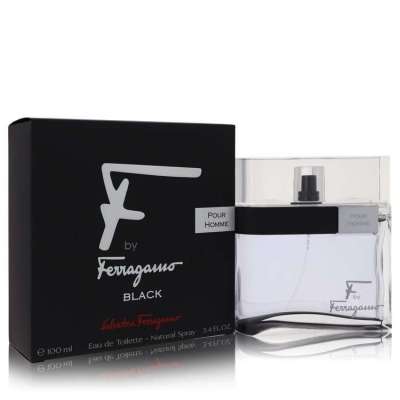 F Black by Salvatore Ferragamo Eau De Toilette Spray 1.7 oz For Men