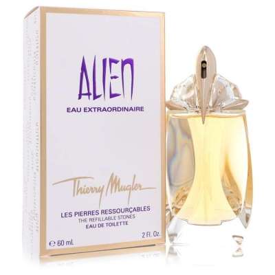 Alien Eau Extraordinaire by Thierry Mugler Eau De Toilette Spray Refillable 2 oz For Women