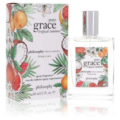 Pure Grace Tropical Summer by Philosophy Eau De Toilette Spray (Unisex) 2 oz For Women