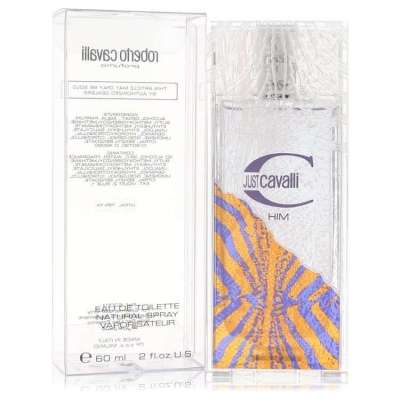 Just Cavalli by Roberto Cavalli Eau De Toilette Spray 2 oz For Men