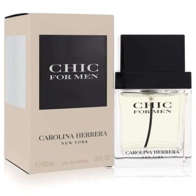 Chic by Carolina Herrera Eau De Toilette Spray 2 oz For Men