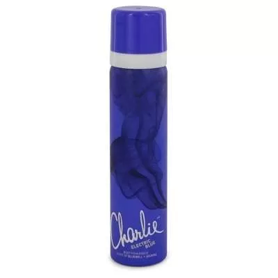 Charlie Electric Blue by Revlon Body Spray 2.5 oz For Women