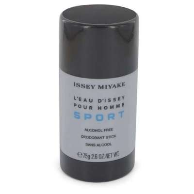 L'eau D'Issey Pour Homme Sport by Issey Miyake Alcohol Free Deodorant Stick 2.6 oz For Men