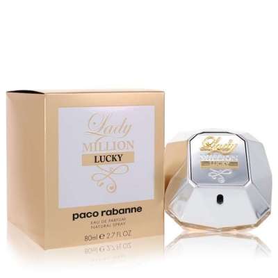 Lady Million Lucky by Paco Rabanne Eau De Parfum Spray 2.7 oz For Women
