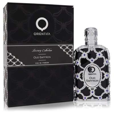 Orientica Oud Saffron by Al Haramain Eau De Parfum Spray (Unisex) 2.7 oz For Men