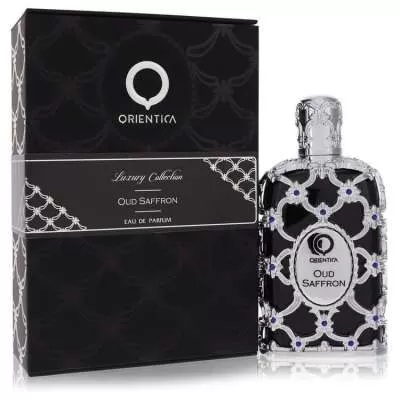 Orientica Oud Saffron by Al Haramain Eau De Parfum Spray (Unisex) 2.7 oz For Men
