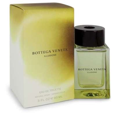 Bottega Veneta Illusione by Bottega Veneta Eau De Toilette Spray 3 oz For Men