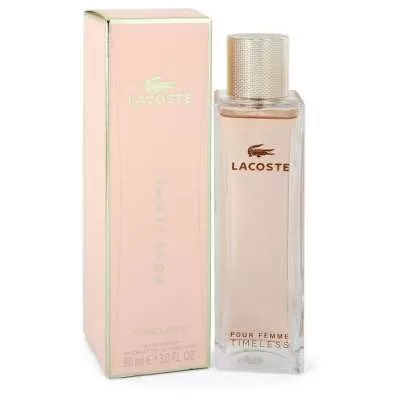 Lacoste Pour Femme Timeless by Lacoste Eau De Parfum Spray 3 oz For Women