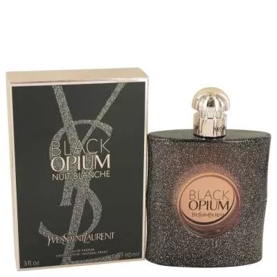 Black Opium Nuit Blanche by Yves Saint Laurent Eau De Parfum Spray 3 oz For Women