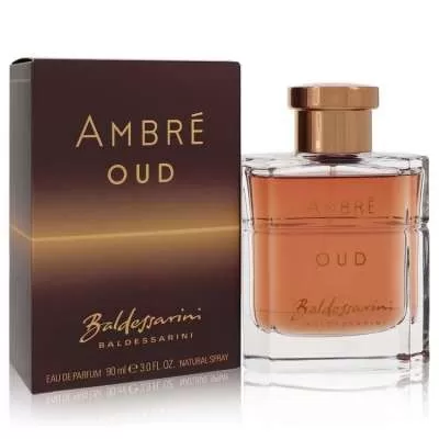 Baldessarini Ambre Oud by Hugo Boss Eau De Parfum Spray 3 oz For Men